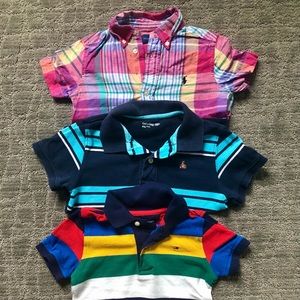 Ralph Lauren Polo, GAP, Hilfiger- 3T boys tops